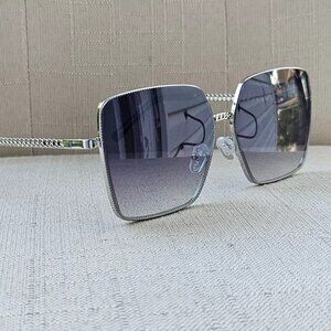 NYS New York Women Sunglasses Silver tone Eyewear Hausman Street Shades Eyewear